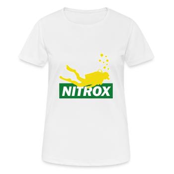 Diving Nitrox Scuba Diving Budy Diver Gift - T-shirt respirant Femme - blanc - Devant - AI Model Female 172 dark (172cm)