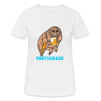 Partigrade - Funny Tardigrade - Women's Breathable T-Shirt - white - Front - AI Model Female 172 dark (172cm)