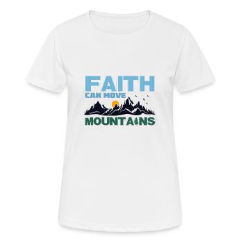 Faith - Women's Breathable T-Shirt - white - Front - AI Model Female 172 dark (172cm)