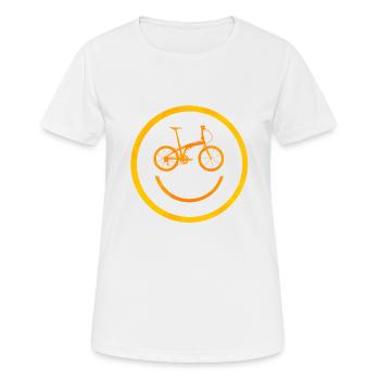 bicycle - Women's Breathable T-Shirt - white - Front - AI Model Female 172 dark (172cm)