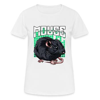House mouse mouse mouse gift - Women's Breathable T-Shirt - white - Front - AI Model Female 172 dark (172cm)