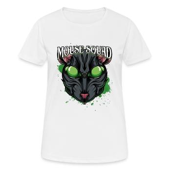 Mouse Squad | Animaux sauvages toxiques rat rongeur cadeau - T-shirt respirant Femme - blanc - Devant - AI Model Female 172 dark (172cm)