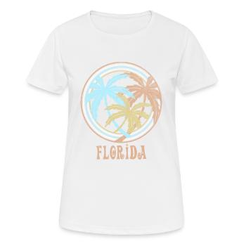 Florida - Women's Breathable T-Shirt - white - Front - AI Model Female 172 dark (172cm)