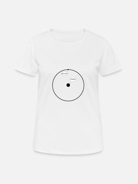 Hydrogen Humour - T-shirt respirant Femme - blanc