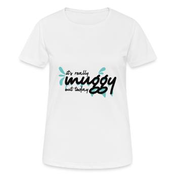 Vraiment lourd - T-shirt respirant Femme - blanc - Devant - AI Model Female 172 dark (172cm)