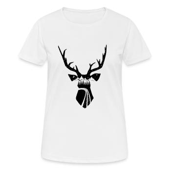 antler - Women's Breathable T-Shirt - white - Front - AI Model Female 172 dark (172cm)