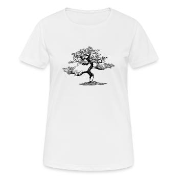 bonsai - Women's Breathable T-Shirt - white - Front - AI Model Female 172 dark (172cm)