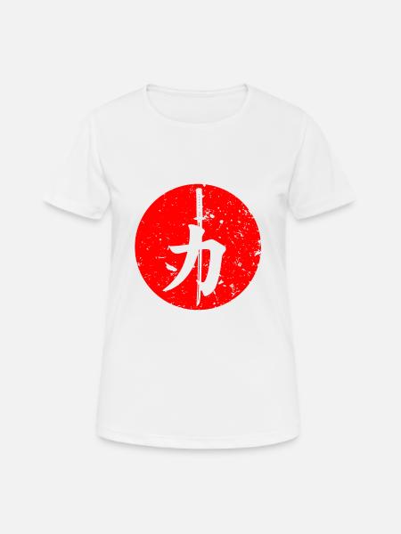 Japan: strength - Women's Breathable T-Shirt - white