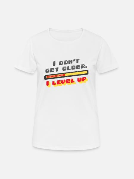 Gaming level up - Women's Breathable T-Shirt - white