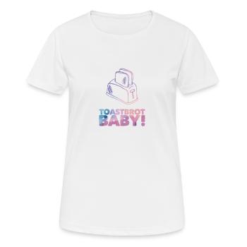 Toast Bread Baby Toast Toaster Bread - Women's Breathable T-Shirt - white - Front - AI Model Female 172 dark (172cm)