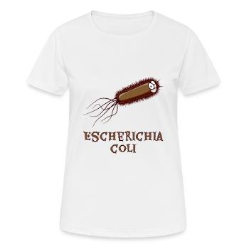 Escherichia coli Biologie Bakterie Darm Geschenk - Frauen T-Shirt atmungsaktiv - Weiß - Vorne - AI Model Female 172 dark (172cm)