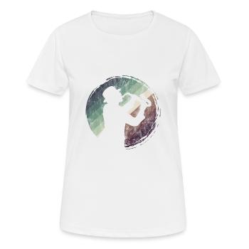 Saxofon Jazz Swing Klassik Musiker Ska Punk Rock - Frauen T-Shirt atmungsaktiv - Weiß - Vorne - AI Model Female 172 dark (172cm)