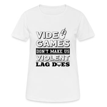 Gamer - Women's Breathable T-Shirt - white - Front - AI Model Female 172 dark (172cm)