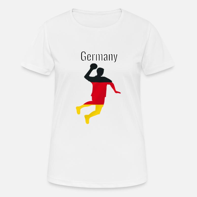 Handball World Cup Germany - Women's Breathable T-Shirt - white