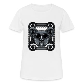 Koala - Frauen T-Shirt atmungsaktiv - Weiß - Vorne - AI Model Female 172 dark (172cm)