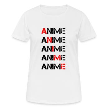 Anime - Women's Breathable T-Shirt - white - Front - AI Model Female 172 dark (172cm)