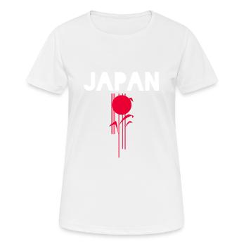 Usine japonaise Japon - T-shirt respirant Femme - blanc - Devant - AI Model Female 172 dark (172cm)