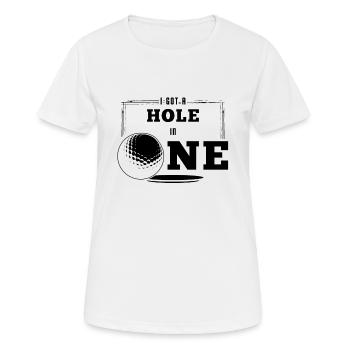 Golf Golfers GolfIng Golf Ball Golfing - Women's Breathable T-Shirt - white - Front - AI Model Female 172 dark (172cm)