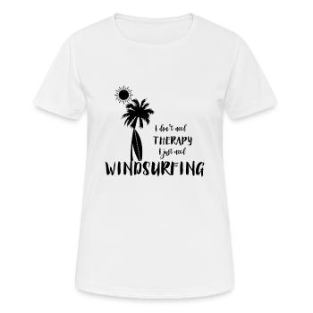 Windsurfer Windsurf Windsurfing Windsurfing Surfing - Women's Breathable T-Shirt - white - Front - AI Model Female 172 dark (172cm)