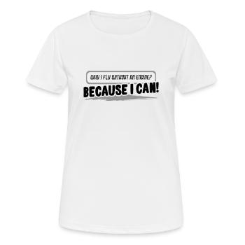 Pilot Glider Flight Glider Glider Glider - Women's Breathable T-Shirt - white - Front - AI Model Female 172 dark (172cm)