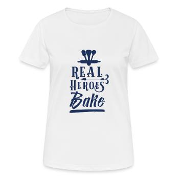 Bakery Baking Baking Baker Baking Cakes - Women's Breathable T-Shirt - white - Front - AI Model Female 172 dark (172cm)