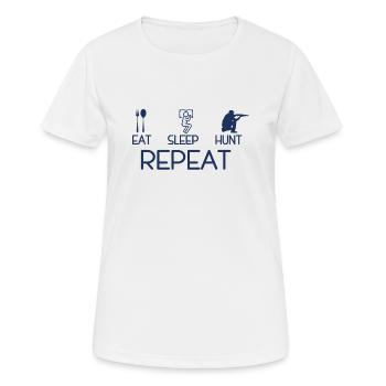 Hunting Game Hunting Hunting Hunters - Women's Breathable T-Shirt - white - Front - AI Model Female 172 dark (172cm)