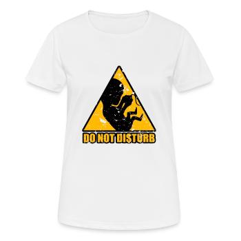 ne pas déranger - T-shirt respirant Femme - blanc - Devant - AI Model Female 172 dark (172cm)