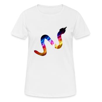 Serpent - serpent - T-shirt respirant Femme - blanc - Devant - AI Model Female 172 dark (172cm)