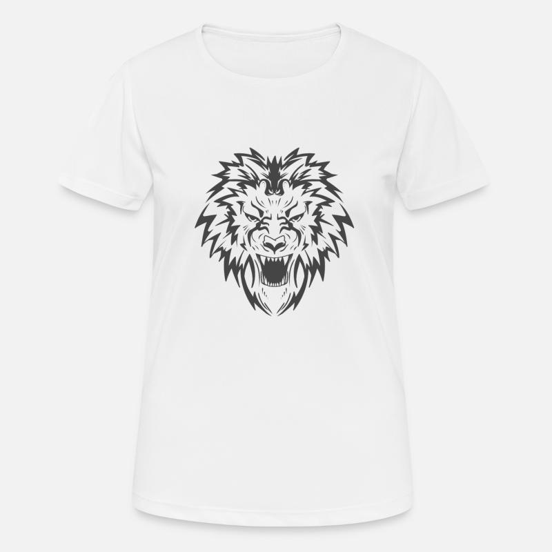 lion - Women's Breathable T-Shirt - white