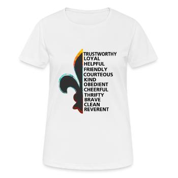 Scouts, Scouts, Nature Lovers - Tshirt - Women's Breathable T-Shirt - white - Front - AI Model Female 172 dark (172cm)