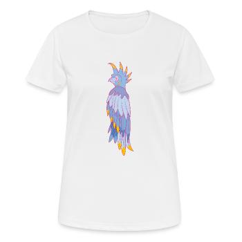 parrot - Women's Breathable T-Shirt - white - Front - AI Model Female 172 dark (172cm)