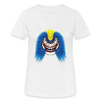 Waggis Maske Basel carnival Morgenstreich Basel - Women's Breathable T-Shirt - white - Front - AI Model Female 172 dark (172cm)