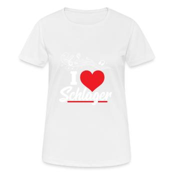 I love hit - Women's Breathable T-Shirt - white - Front - AI Model Female 172 dark (172cm)