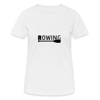 Aviron aviron aviron aviron Aviron Aviateur Aviateur - T-shirt respirant Femme - blanc - Devant - AI Model Female 172 dark (172cm)
