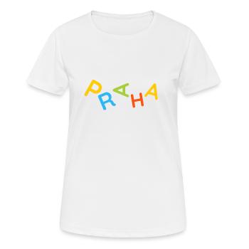 Praha Prague Prague Souvenir Gift Idea Czech - Women's Breathable T-Shirt - white - Front - AI Model Female 172 dark (172cm)