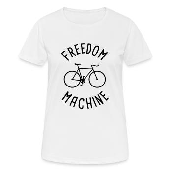coureur - T-shirt respirant Femme - blanc - Devant - AI Model Female 172 dark (172cm)
