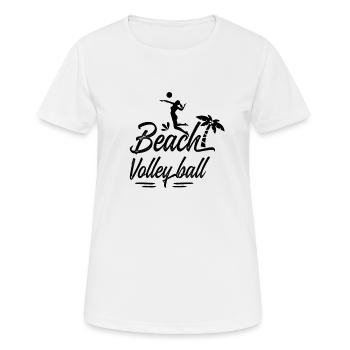 Volleyball Volly Ball Volleyball Player Beach Volley World Championship - Women's Breathable T-Shirt - white - Front - AI Model Female 172 dark (172cm)