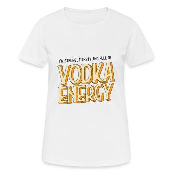 Sommer Sonne Alkohol - Frauen T-Shirt atmungsaktiv - Weiß - Vorne - AI Model Female 172 dark (172cm)