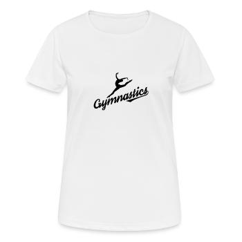 Floor exercises - Women's Breathable T-Shirt - white - Front - AI Model Female 172 dark (172cm)