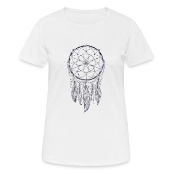 Rêveur de rêve T-shirt - T-shirt respirant Femme - blanc - Devant - AI Model Female 172 dark (172cm)