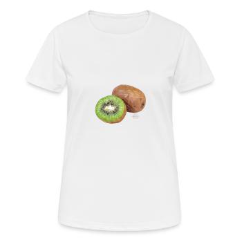 kiwi 1 - T-shirt respirant Femme - blanc - Devant - AI Model Female 172 dark (172cm)
