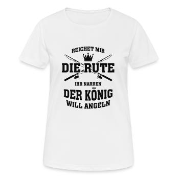 REICHET MIR DIE RUTE IHR NARREN - Frauen T-Shirt atmungsaktiv - Weiß - Vorne - AI Model Female 172 dark (172cm)