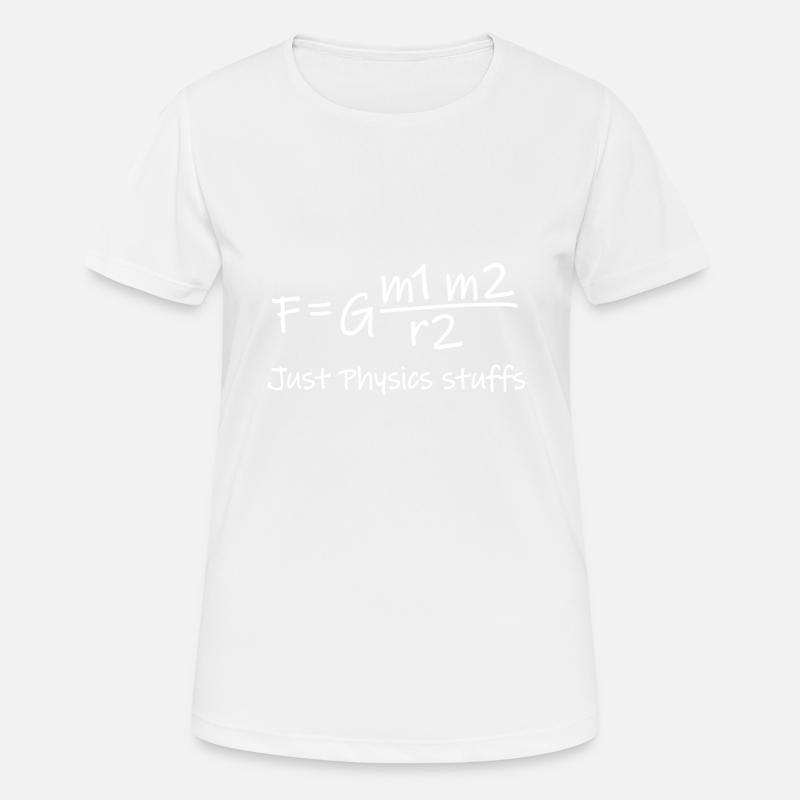 physics - Women's Breathable T-Shirt - white