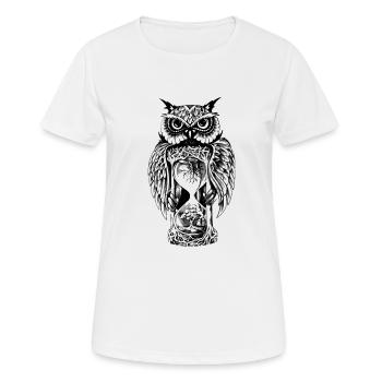 Wächter der Zeit - Frauen T-Shirt atmungsaktiv - Weiß - Vorne - AI Model Female 172 dark (172cm)