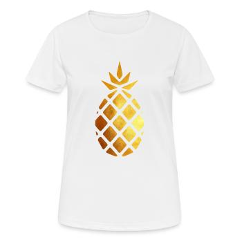 Pineapple - Women's Breathable T-Shirt - white - Front - AI Model Female 172 dark (172cm)