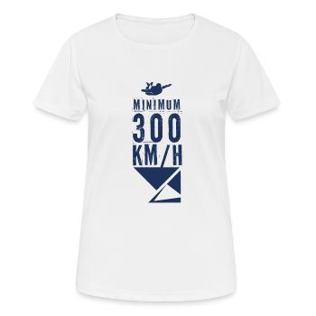 Skydiver - Women's Breathable T-Shirt - white - Front - AI Model Female 172 dark (172cm)