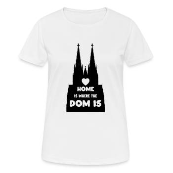 Cologne - T-shirt respirant Femme - blanc - Devant - AI Model Female 172 dark (172cm)