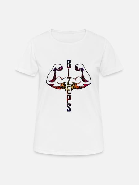 Biceps - Women's Breathable T-Shirt - white
