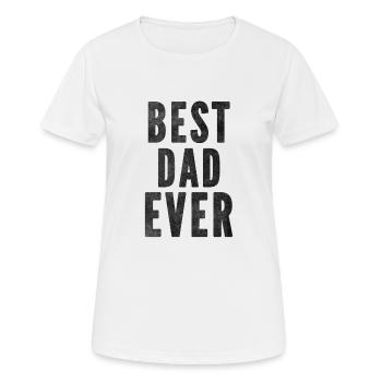 Bester Vater Aller Zeiten - Frauen T-Shirt atmungsaktiv - Weiß - Vorne - AI Model Female 172 dark (172cm)