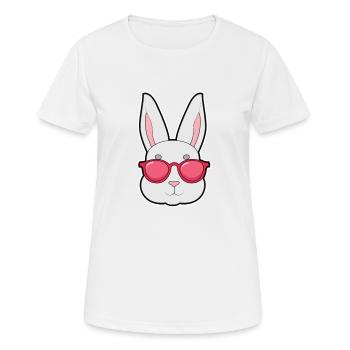 Hase Hase Hase Hase - Frauen T-Shirt atmungsaktiv - Weiß - Vorne - AI Model Female 172 dark (172cm)